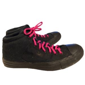 Converse Black Chuck Taylor All Star Street High-Top Sneaker Men 7.5, Women 9